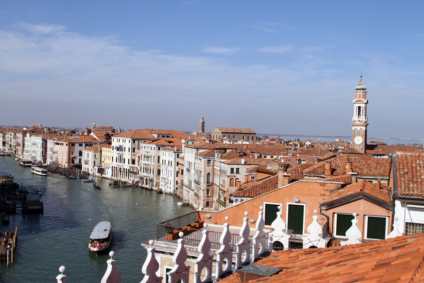 Widok z góry na Wenecję