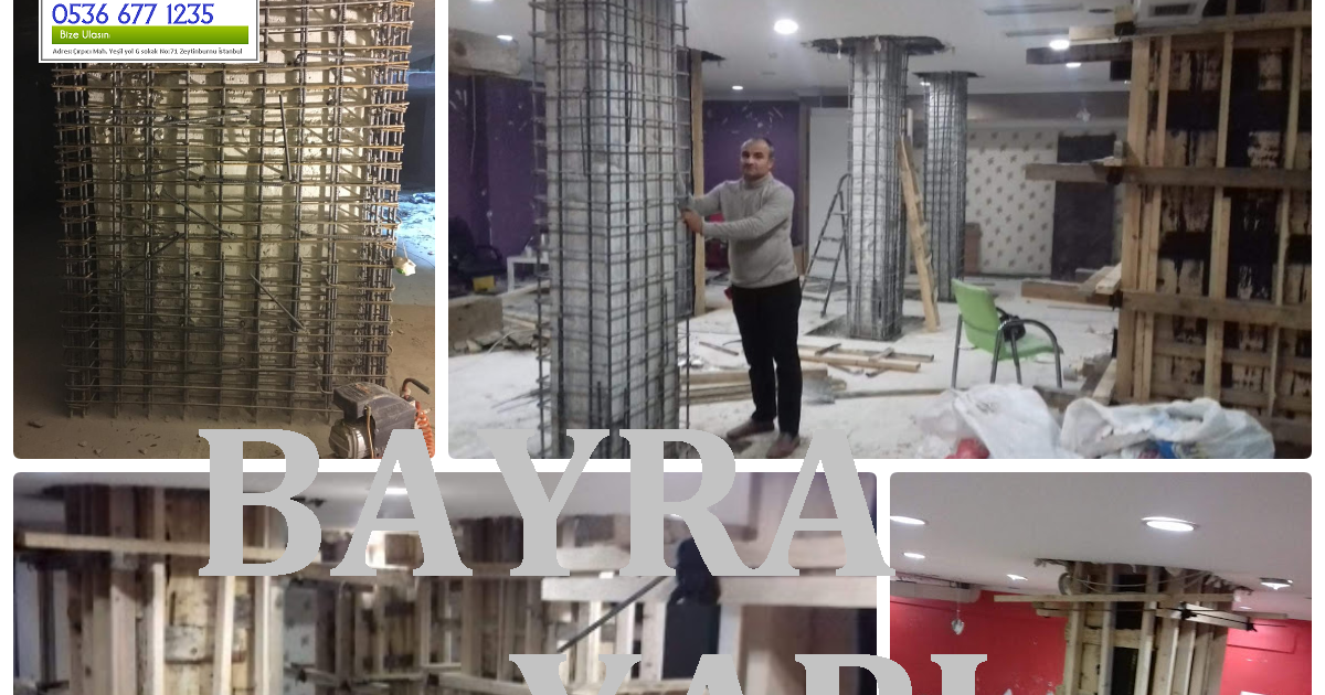 mutemadi temel guclendirmesiKOLON GÜÇLENDİRME FİYATLARI 0536 677 12