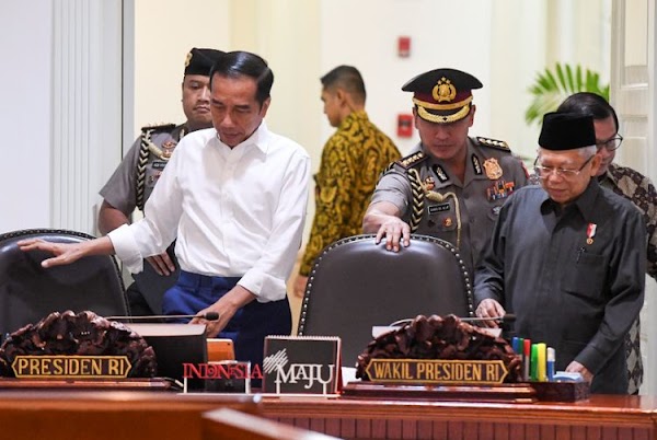 Maruf Amin Hampir Dilupakan Jokowi Saat Acara Pemeriksaan Pengelolaan Keuangan Negara