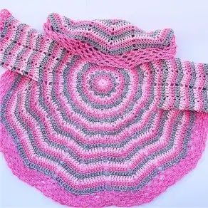 Abrigo Circular Crochet