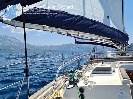 Life on Sailing Boat SATOMI Greece  by Sailing Stamper Satomi Wellardギリシアでの船上生活