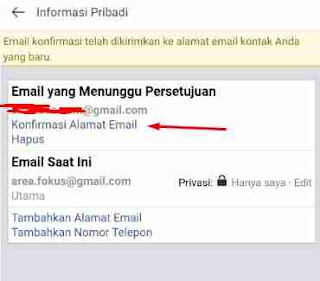Cara Mengganti Email FB