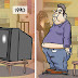 21 Then And Now Illustrations That Show The World Has Changed For The Worse