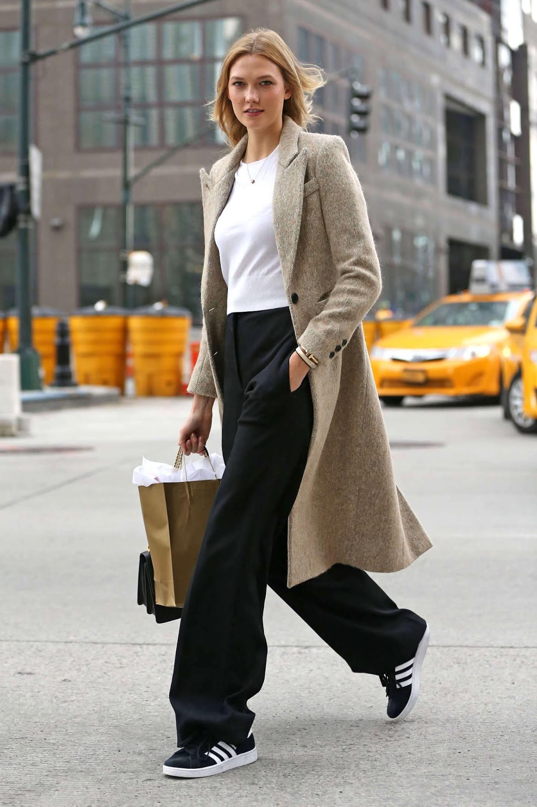 Get Karlie Kloss's Classic-Cool Adidas Sneakers Look