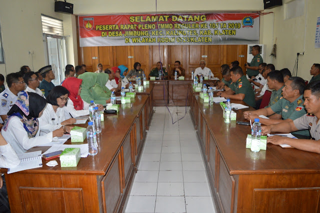 Rapat Pleno Bahas Start Hingga Finish TMMD Reg 105 Agar Sukses 