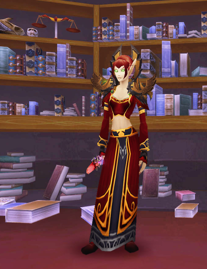 World of Warcraft transmogrification guide Cloth blood elf set for