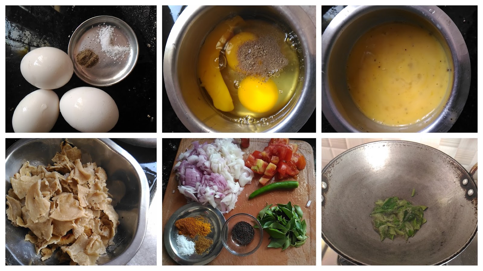 Egg Kothu Chappathi / Muttai Kothu Chappathi Kurinji Kathambam