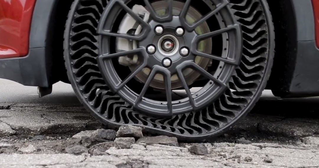 Blog Michelin and GM unveil airless tires for a
