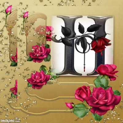 Heraldry of Life: ROSES with ARTISTIC ALPHABET