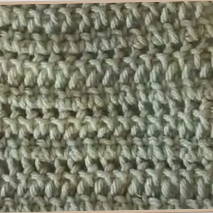 Stitch demo highlights single color new 2way Tunisian stitch w/ double