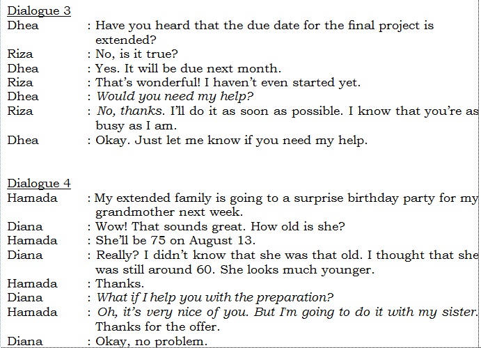 Materi Update Kelas 12 Chapter I May I Help You Bahasa Inggris Smp Mts