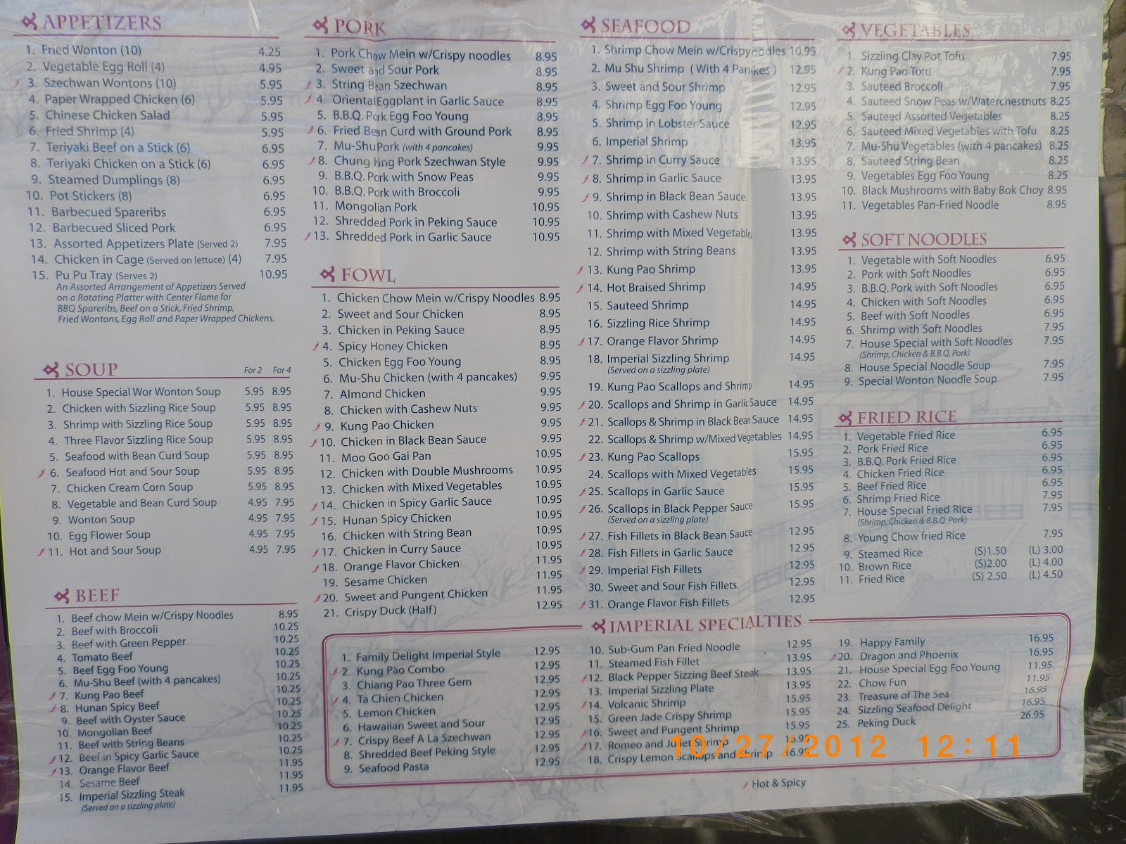 Ming Garden Dress Code