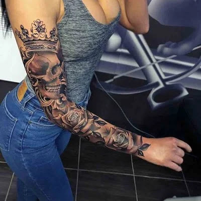 crazy Women dream catcher tattoo