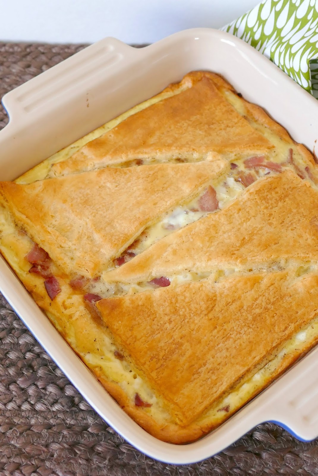 Bacon and Egg Breakfast Crescent Bake Recipe