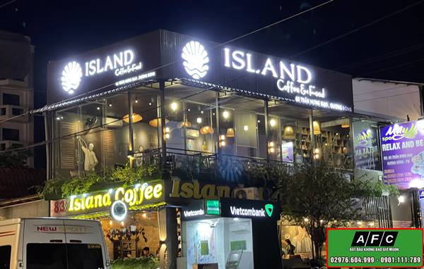 Thi công biển quảng cáo chữ nổi gắn đèn led tại Phú Quốc