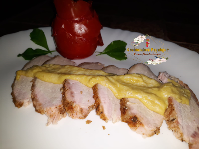 Lomo a la Sal con Salsa de Mostaza y Manzana