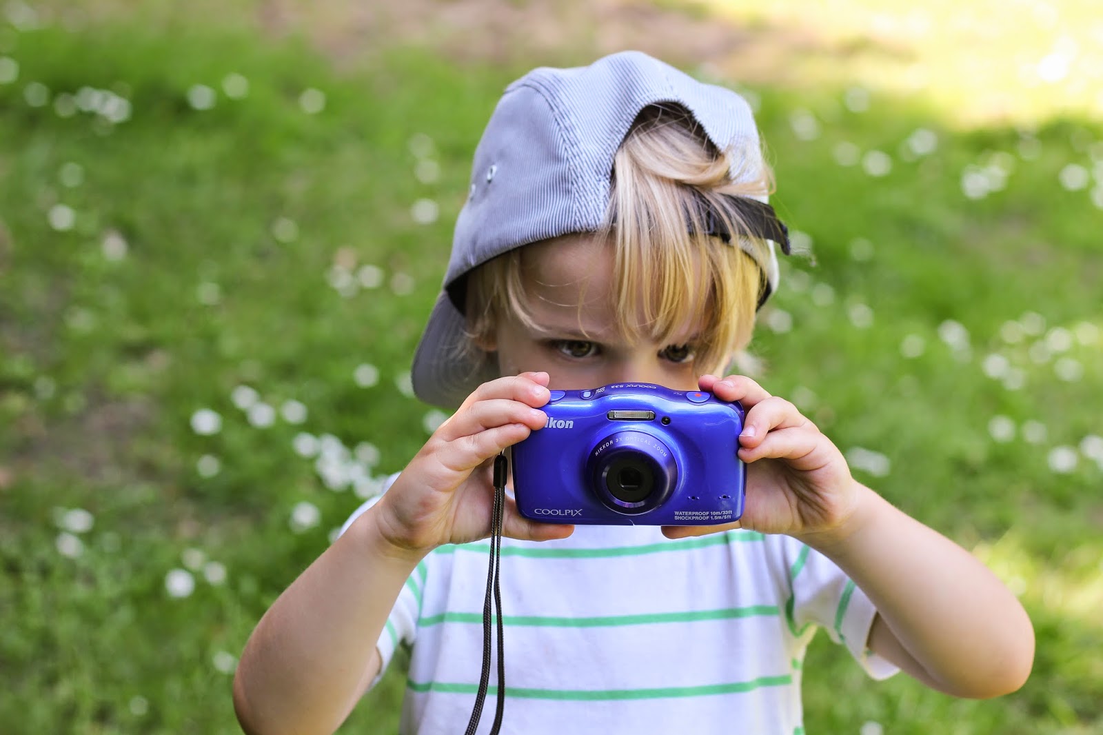 child using camera