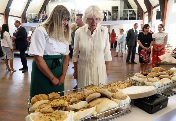 Prince Charles and Camilla, the Duchess of Cornwall visited Llandovery Railway Station to help celebrate the 150th anniversary. Fashions of Royals