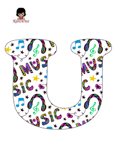 Abecedario para Amantes de la Música. Alphabet for Music Lovers.