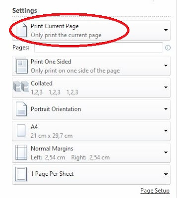 Cara Memprint Halaman Tertentu Dari Skripsi