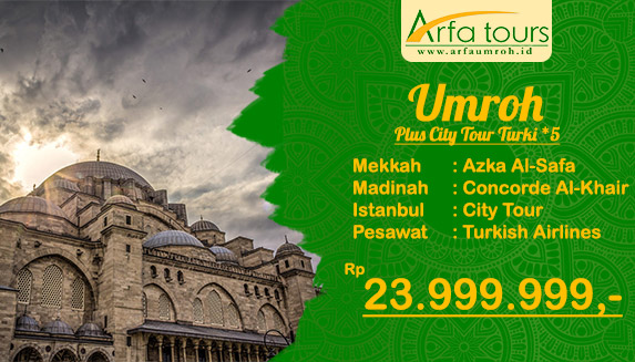 umroh pls trk bintang 5 september 2019 arfa tour