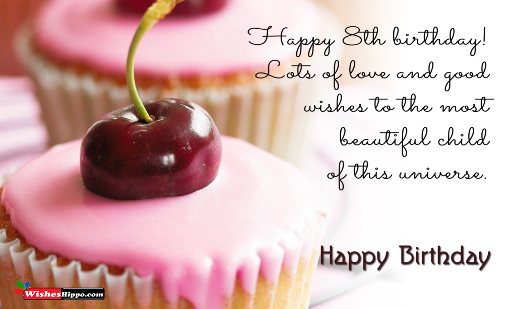 Happy 8th Birthday Wishes Image