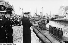 Admiral Doenitz and staff in St. Nazaire, France, worldwartwo.filminspector.com