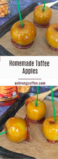 homemade toffee apples