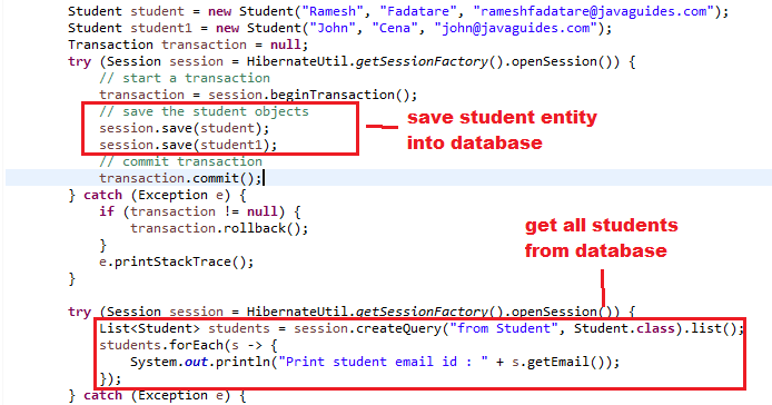 Hibernate update example sale
