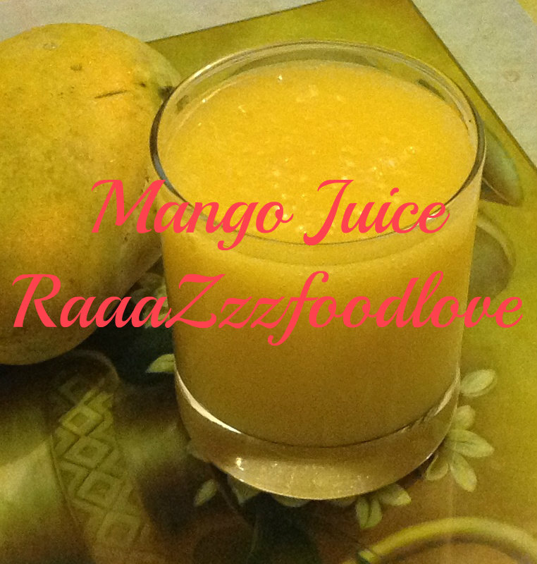The Recipes of India Mango Juice