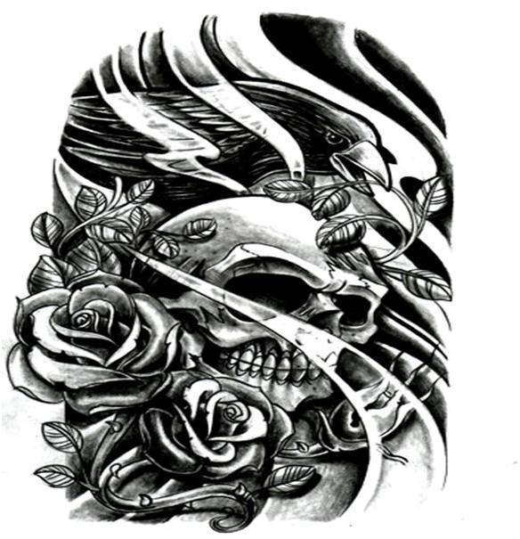 Zoom Tattoos: Skull Tattoos Meaning and Drawing Arts