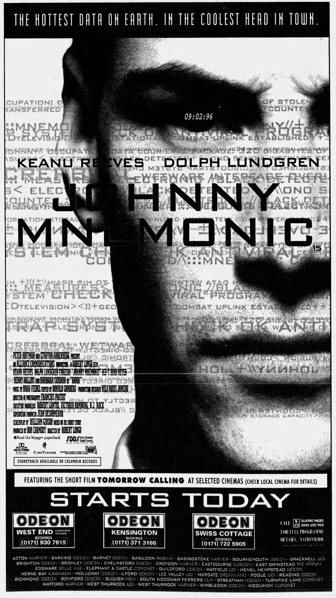 โ Johnny mnemonic short story. Johnny Mnemonic (film). 20221011