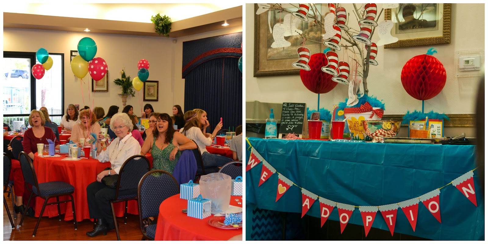 Our Dr. Suess themed adoption baby shower!