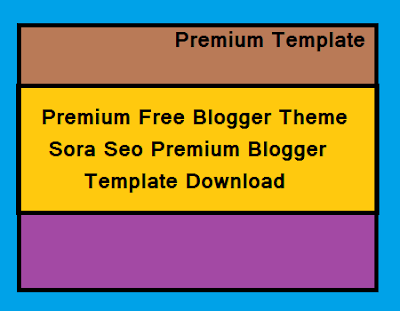 Premium Free Blogger Theme- Sora Seo Premium Blogger Template Download