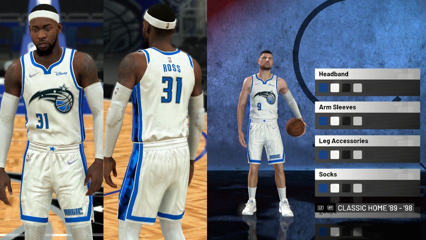 NBA 2K21 COMPLETE OFFICIAL 20-21 EARNED JERSEY