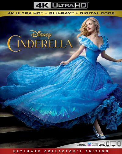 Cinderella (2015) 2160p HDR BDRip Dual Latino-Inglés [Subt. Esp] (Fantástico. Romance)