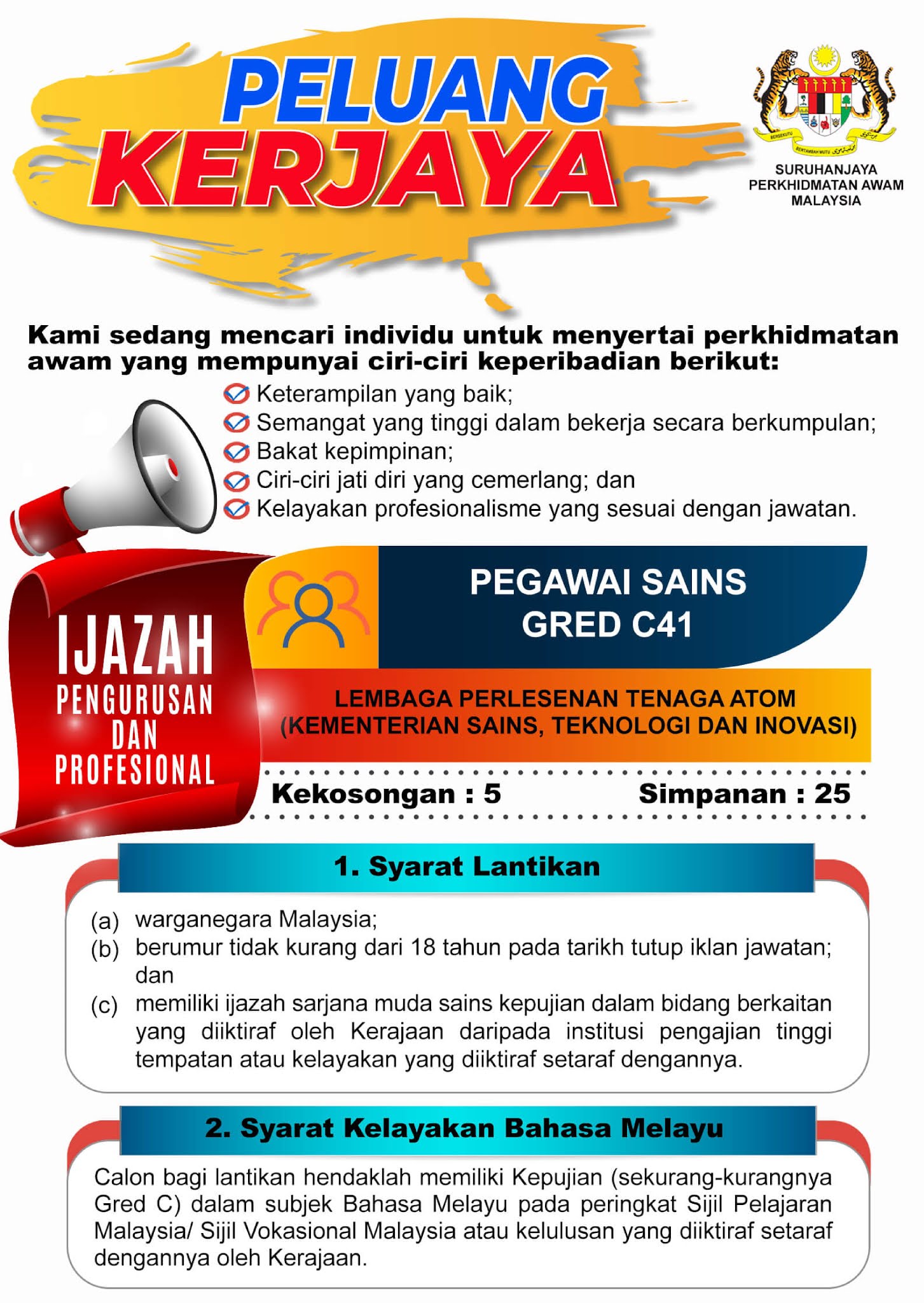 KEMENTERIAN SAINS, TEKNOLOGI DAN INOVASI