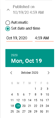 pilih jadwal terbit
