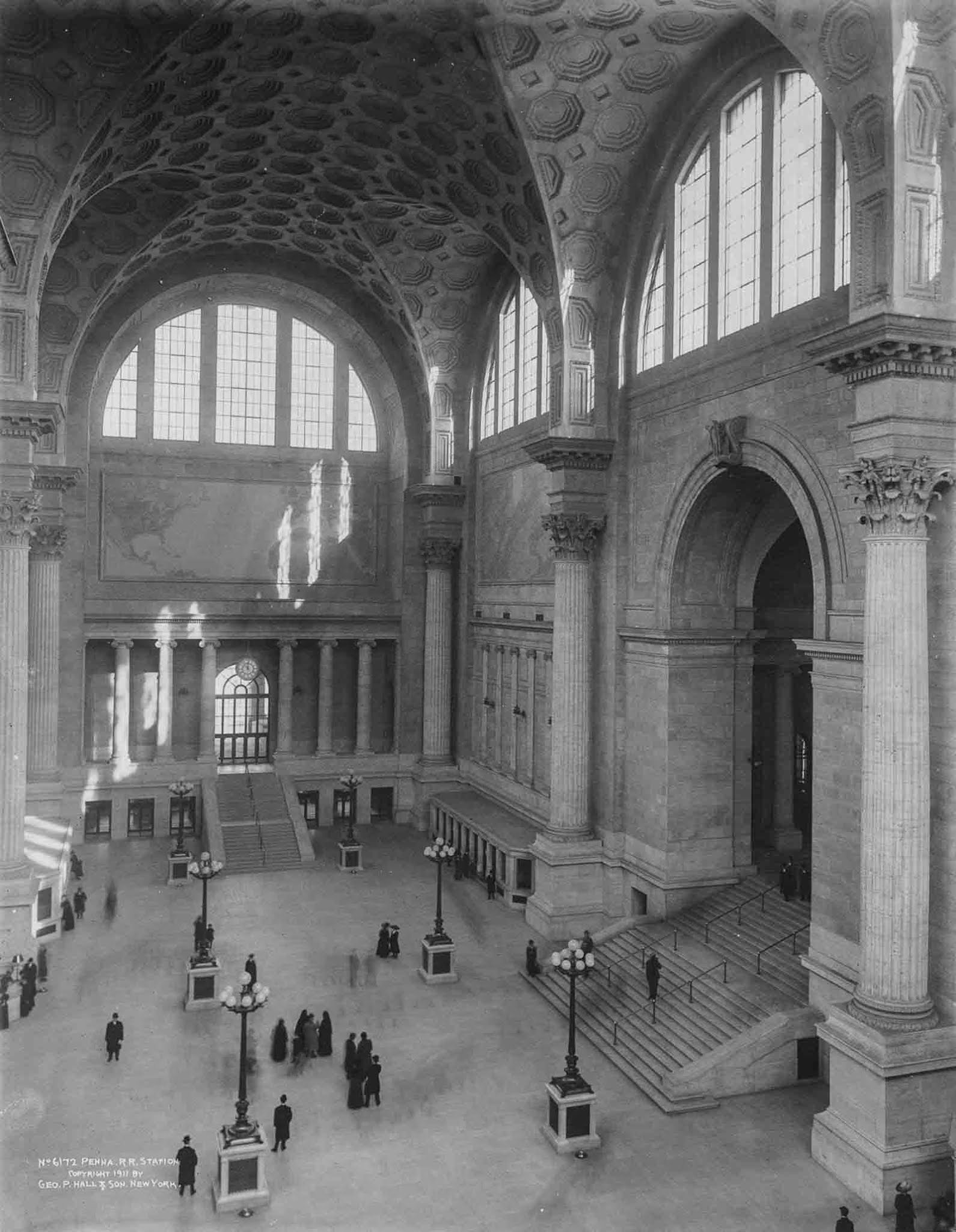 Пенсильванский вокзал в нью йорке 1910 фото