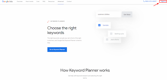 Google Keyword Planner too