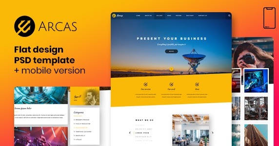 Arcas - Multipurpose PSD Template - Download New Themes