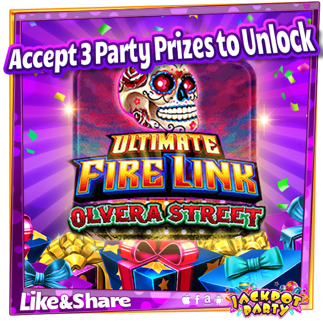 Jackpot Party Casino Party Prizes today to unlock Ultimate Fire Link