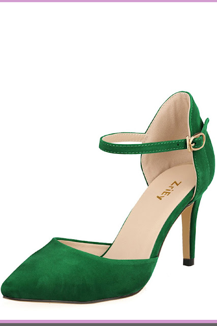 Wedding Shoes: green wedding shoes