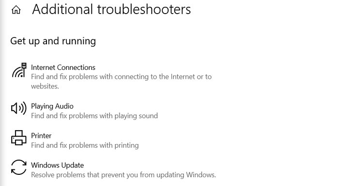 Risoluzione dei problemi della stampante Windows