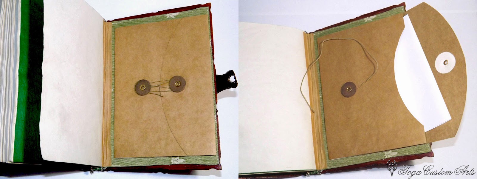 cuaderno libro artesanal hecho a mano