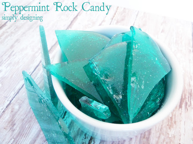 How to Make Rock Candy Disney Frozen Ice Inspired Peppermint Flavored