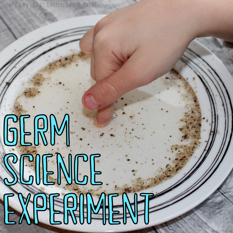 Germ Science Experiment - Handwashing Activity - Messy Little Monster