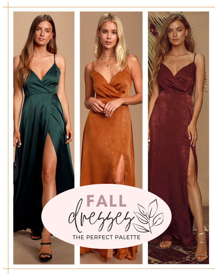 100 Bridesmaid Dresses Perfect for Your Fall Wedding The Perfect Palette