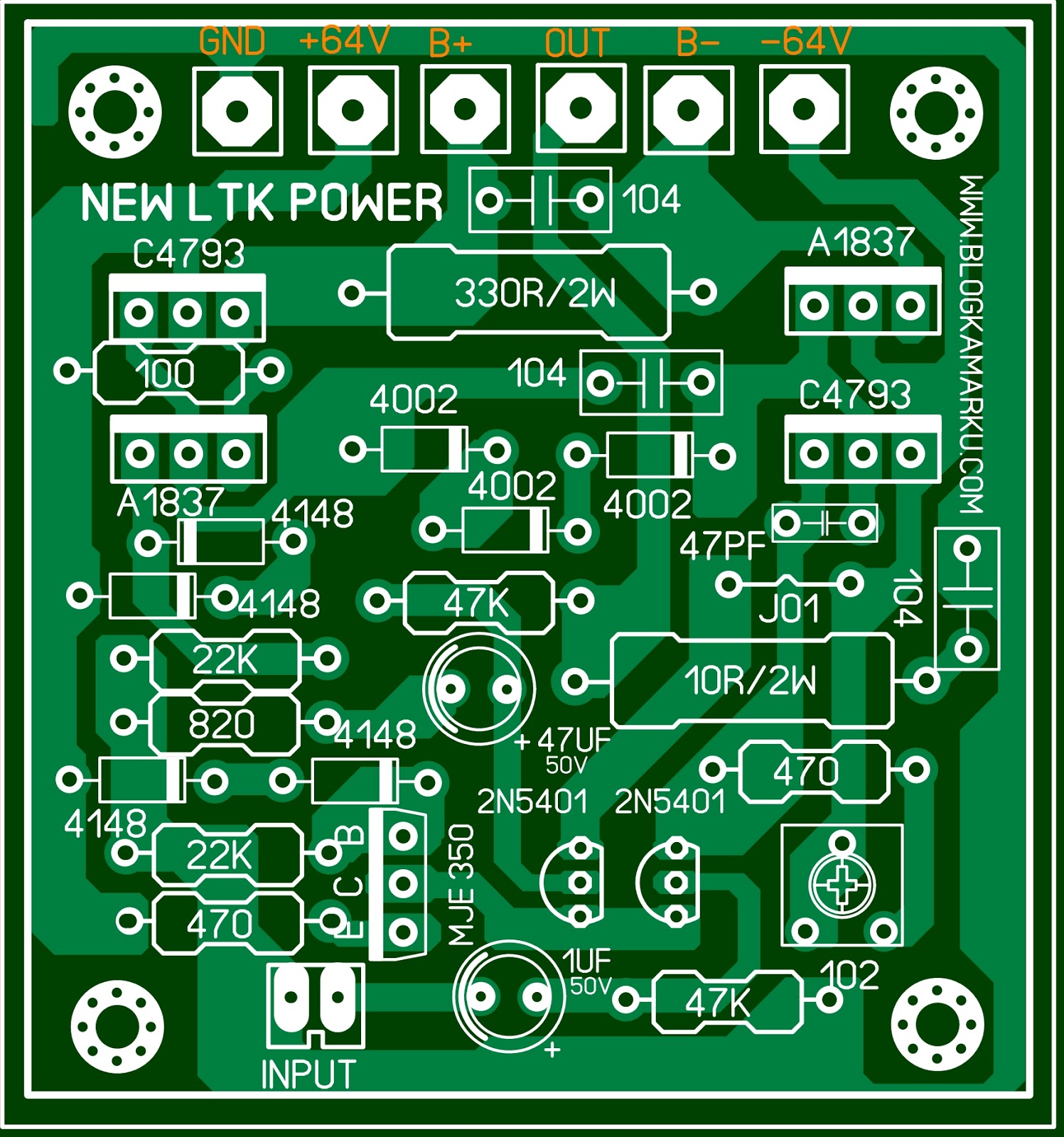 Rangkaian speaker aktif mini