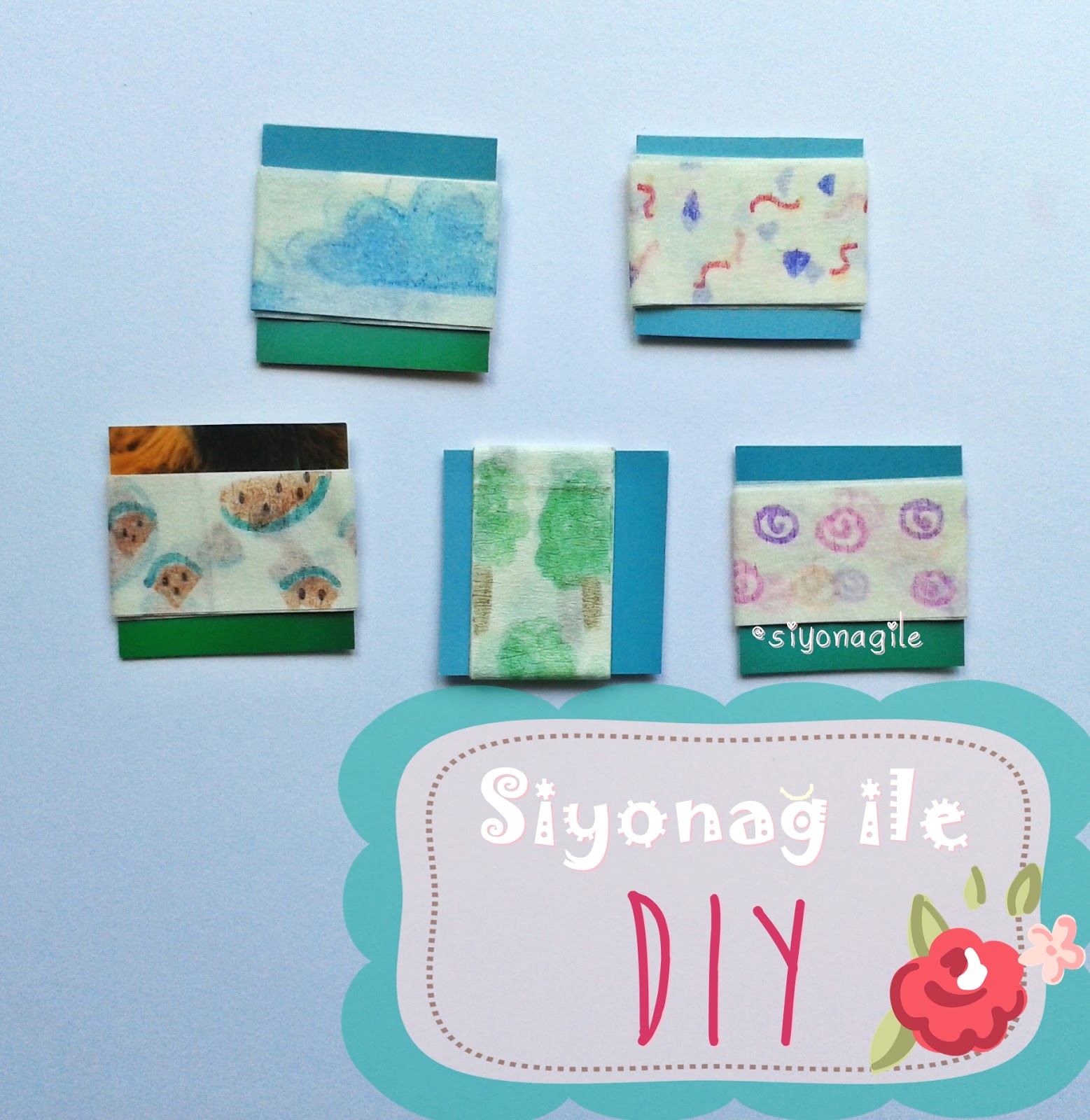 Siyonağ ile Bir Kağıt Bant Yapma Macerası Siyonağ ile Diy